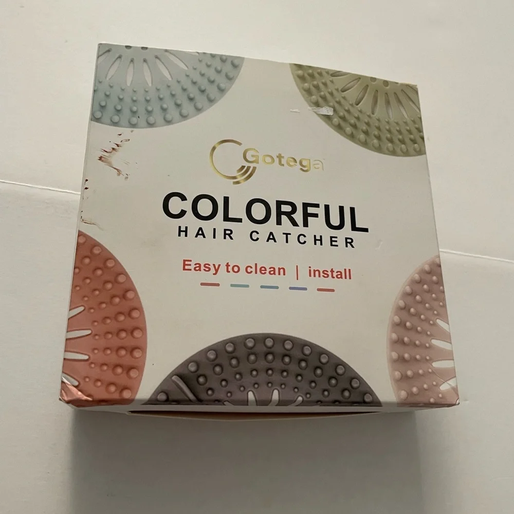 Drain Hair Catcher 4/Pack Perfect for Your Shower or Tub